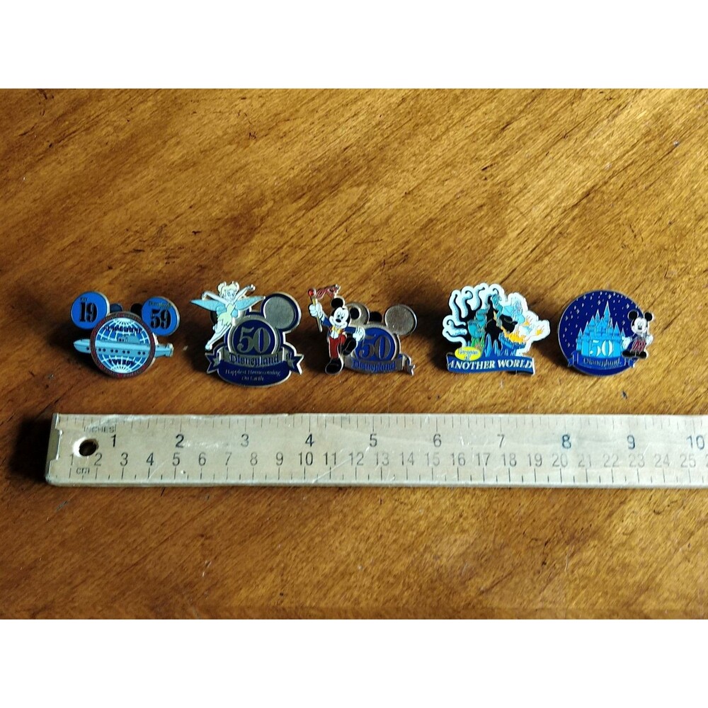 Lot of 5 50th Anniversary Disneyland Pins Ursula Dream of Another World Mickey